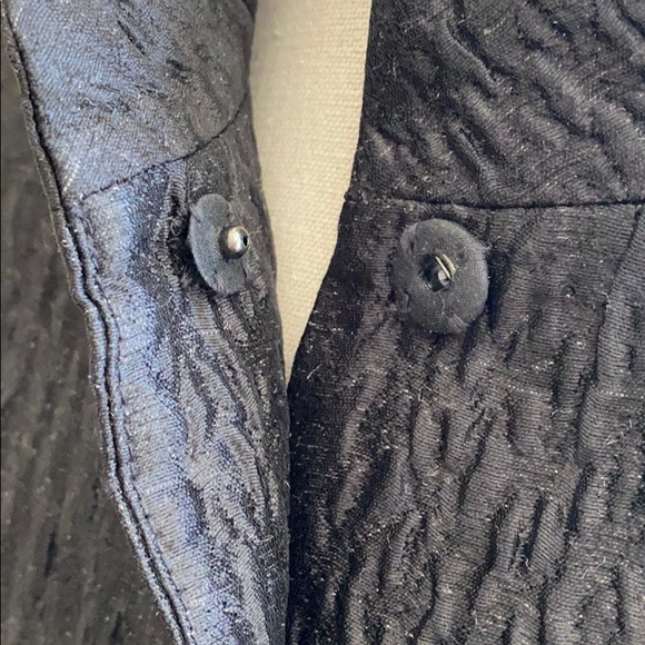 Eileen Fisher SP black snap front jacket - Picture 3 of 6